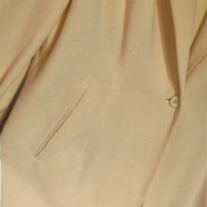 Ladies Fully Lined Gently Shaped 2 pc Skirt Suit by Together Yellow Plus Size